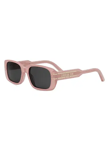 Dior Women's Diorsignature S12I 53MM Rectangular Sunglasses - Dark Grey Light Pink | Thumbnail 1 Dior Women's Diorsignature S12I 53MM Rectangular Sunglasses - Dark Grey Light Pink | Thumbnail 1