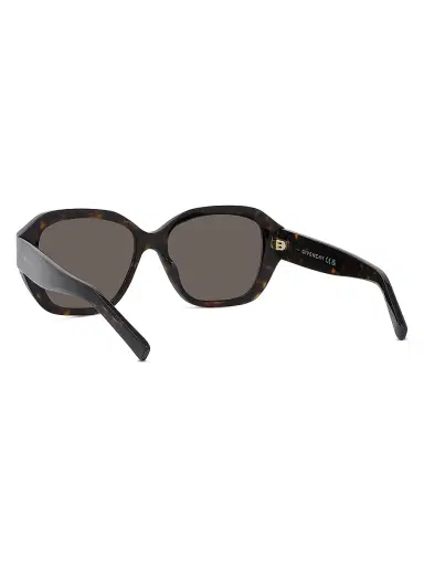 Givenchy Women's GVDay 55MM Round Sunglasses - Dark Havana Brown | Thumbnail 4 Givenchy Women's GVDay 55MM Round Sunglasses - Dark Havana Brown | Thumbnail 4