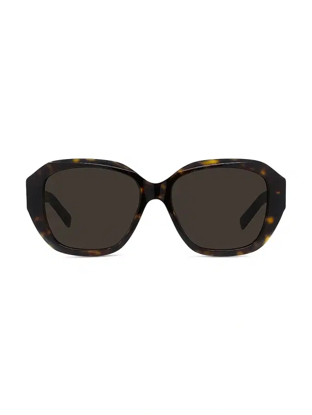 Givenchy Women's GVDay 55MM Round Sunglasses - Dark Havana Brown