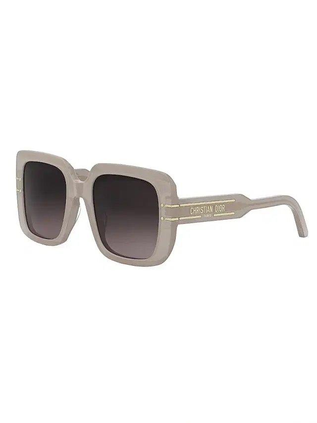 Dior Women's Signature S11I 54MM Square Sunglasses - Gradient Violet Light Beige