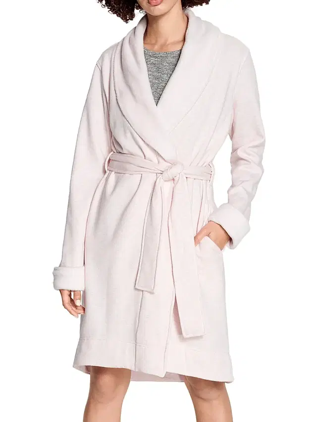 UGG Women's Blanche II Fleece Robe - Seashell Pink