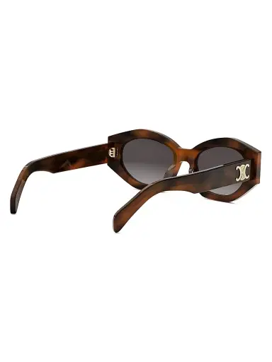 Celine Women's Triomphe Cat-Eye Sunglasses - Blonde Havana Gradient Brown | Thumbnail 6