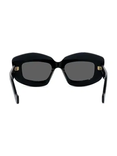 Loewe Women's Chunky Anagram 49MM Rectangular Sunglasses - Black | Thumbnail 6 Loewe Women's Chunky Anagram 49MM Rectangular Sunglasses - Black | Thumbnail 6