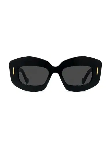 Loewe Women's Chunky Anagram 49MM Rectangular Sunglasses - Black | Thumbnail 1 Loewe Women's Chunky Anagram 49MM Rectangular Sunglasses - Black | Thumbnail 1