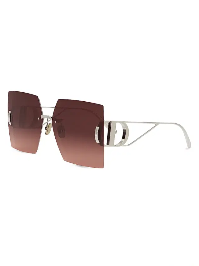 Dior Women's 30Montaigne S7U 64MM Square Sunglasses - Gradient Brown Rose
