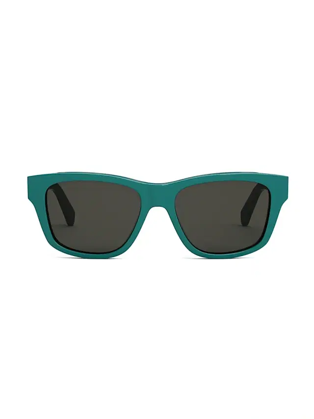 Women's Monochroms 03 56MM Square Sunglasses - Shiny Turq