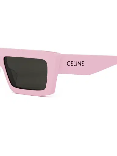 CELINE Women's Monochrome 57MM Rectangle Sunglasses - Shiny Pink | Thumbnail 3 CELINE Women's Monochrome 57MM Rectangle Sunglasses - Shiny Pink | Thumbnail 3