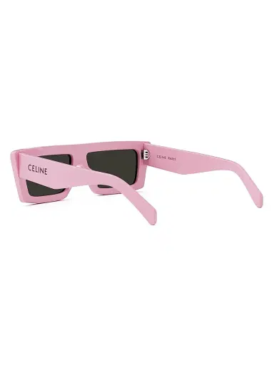 CELINE Women's Monochrome 57MM Rectangle Sunglasses - Shiny Pink | Thumbnail 5 CELINE Women's Monochrome 57MM Rectangle Sunglasses - Shiny Pink | Thumbnail 5