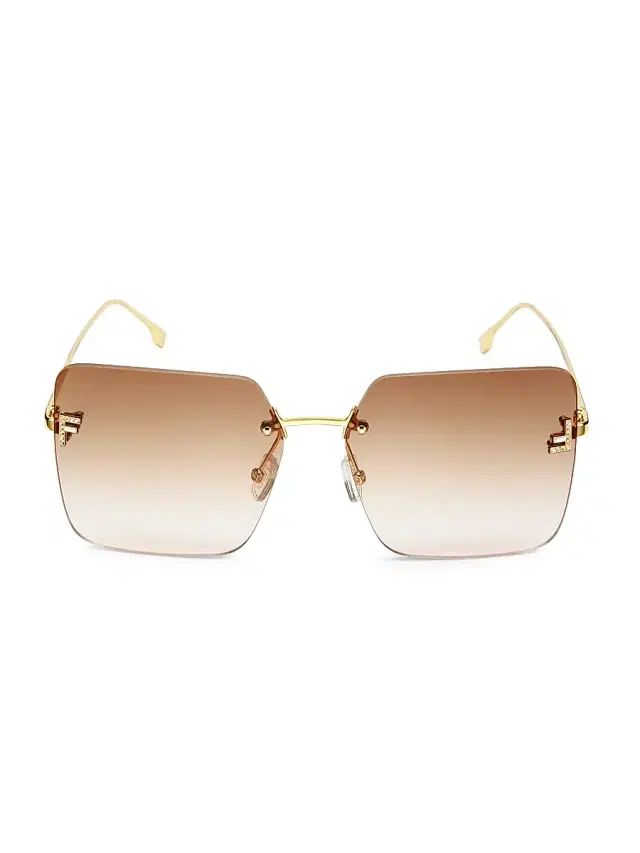Women's 59MM Square Sunglasses - Brown