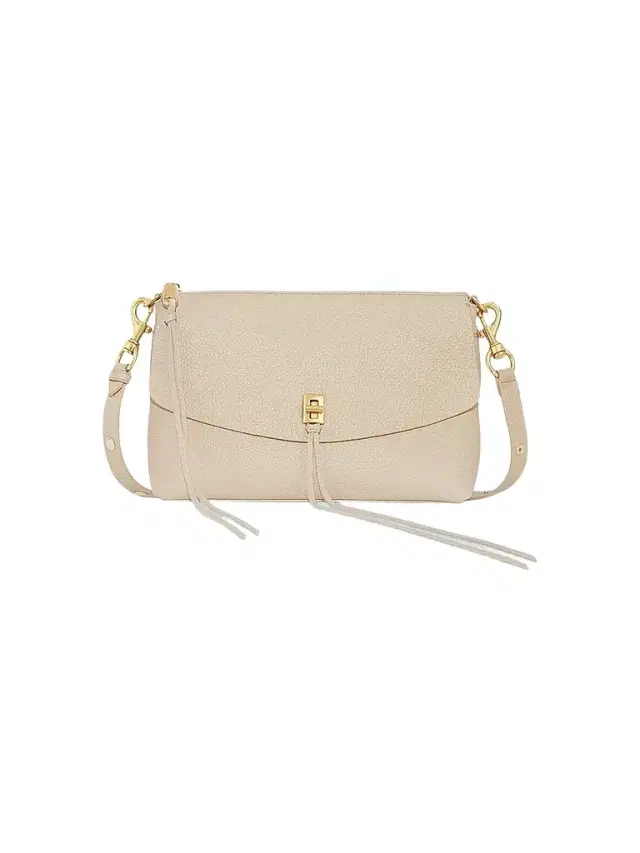 Rebecca Minkoff Women's Darren Leather Shoulder Bag - Stone