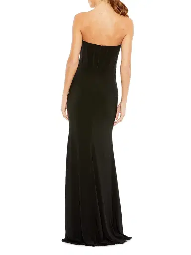Mac Duggal Women's Ieena Strapless Jersey Gown | Thumbnail 3 Mac Duggal Women's Ieena Strapless Jersey Gown | Thumbnail 3