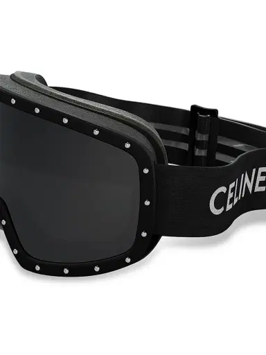 CELINE Women's Injected Ski Mask Goggles - Matte Black | Thumbnail 3 CELINE Women's Injected Ski Mask Goggles - Matte Black | Thumbnail 3