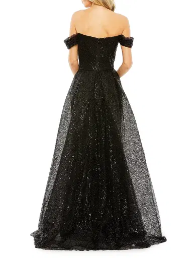 Mac Duggal Women's Sequined Off-The-Shoulder Gown - Sage | Thumbnail 2