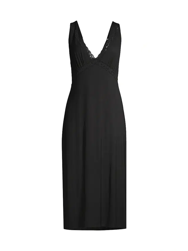 Natori Women's Feathers Essentials Slip Midi-Dress