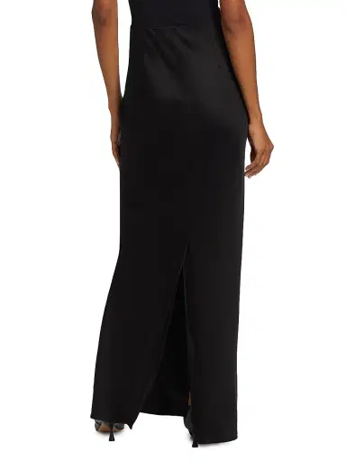 A.L.C. Women's Greta Satin Maxi Skirt - Black - Size Small | Thumbnail 5 A.L.C. Women's Greta Satin Maxi Skirt - Black - Size Small | Thumbnail 5