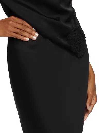 A.L.C. Women's Greta Satin Maxi Skirt - Black - Size Small | Thumbnail 6 A.L.C. Women's Greta Satin Maxi Skirt - Black - Size Small | Thumbnail 6