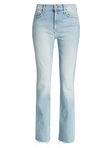 Mother Women's Weekender Fray Mid-Rise Flared Jeans - California Cruiser | Thumbnail 1