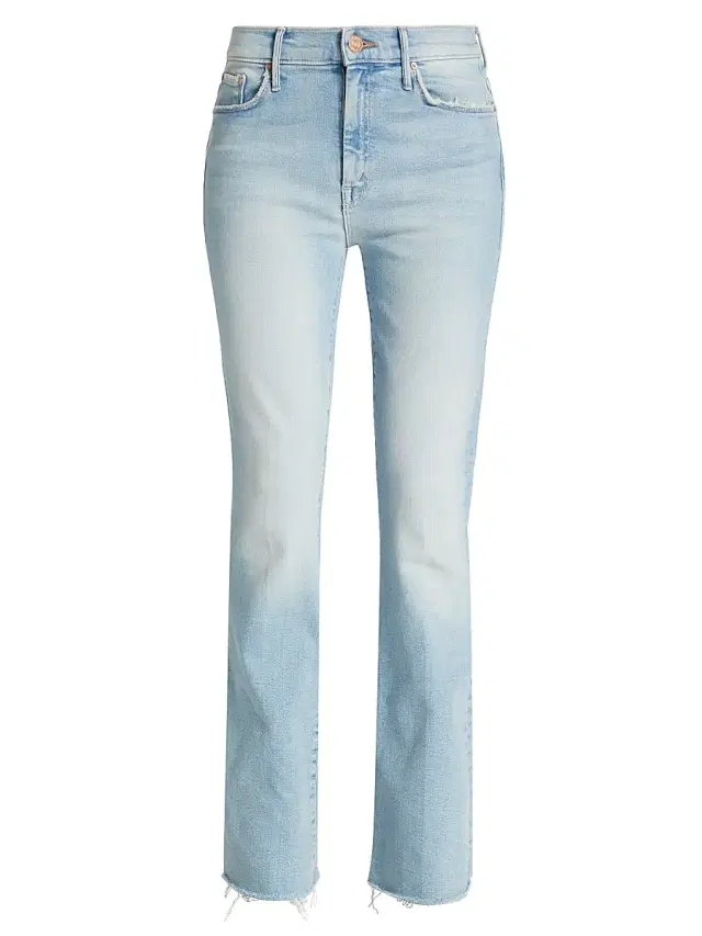 Mother Women's Weekender Fray Mid-Rise Flared Jeans - California Cruiser