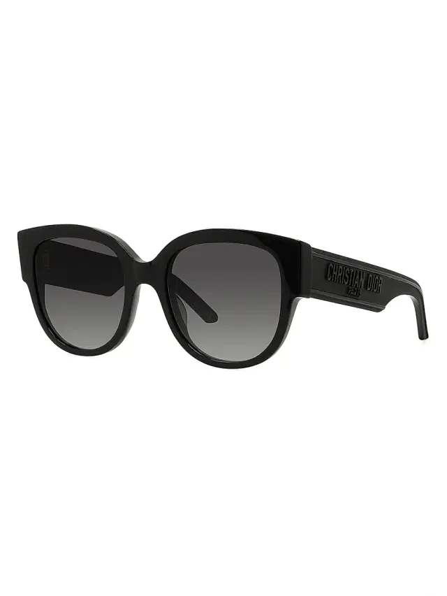 Dior Women's Wildior BU 54MM Cat-Eye Sunglasses - Black
