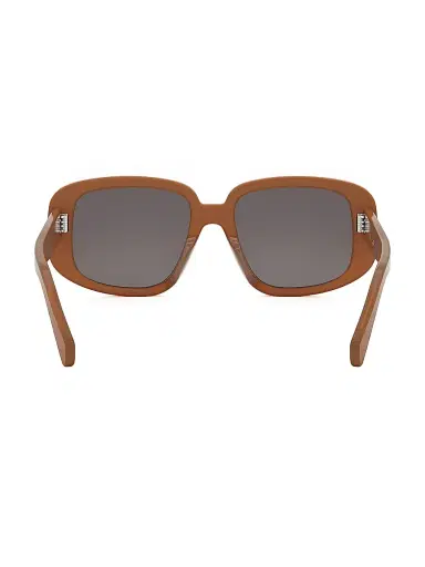 Celine Women's Three Dots 55MM Geometric Sunglasses - Grey Cognac | Thumbnail 5 Celine Women's Three Dots 55MM Geometric Sunglasses - Grey Cognac | Thumbnail 5