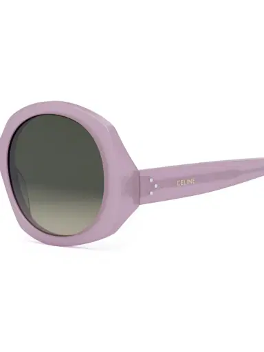CELINE Women's Bold 3 Dots 53MM Round Sunglasses - Shiny Lilac | Thumbnail 2 CELINE Women's Bold 3 Dots 53MM Round Sunglasses - Shiny Lilac | Thumbnail 2