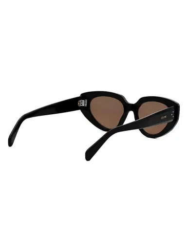 Celine Women's Bold 3 Dots 54MM Cat-Eye Sunglasses - Black Warm Brown | Thumbnail 6 Celine Women's Bold 3 Dots 54MM Cat-Eye Sunglasses - Black Warm Brown | Thumbnail 6