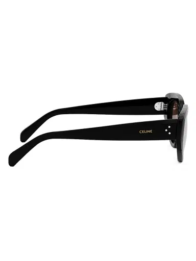 Celine Women's Bold 3 Dots 54MM Cat-Eye Sunglasses - Black Warm Brown | Thumbnail 7 Celine Women's Bold 3 Dots 54MM Cat-Eye Sunglasses - Black Warm Brown | Thumbnail 7