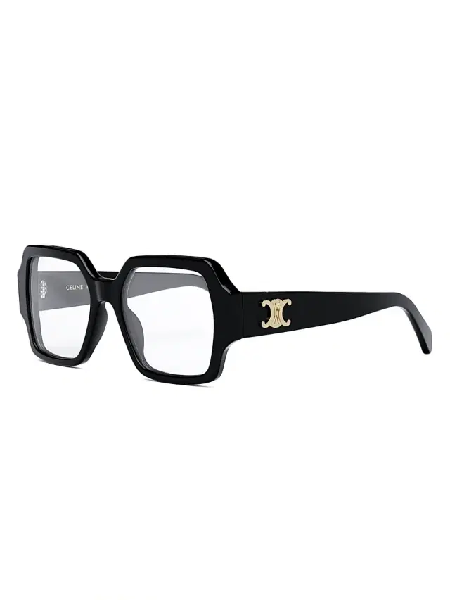 CELINE Women's Triomphe 52MM Square Optical Eyeglasses - Black
