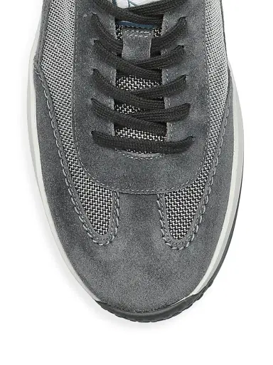 Mephisto Men's Steve Air Suede Sneakers - Steel | Thumbnail 4