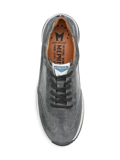 Mephisto Men's Steve Air Suede Sneakers - Steel | Thumbnail 5