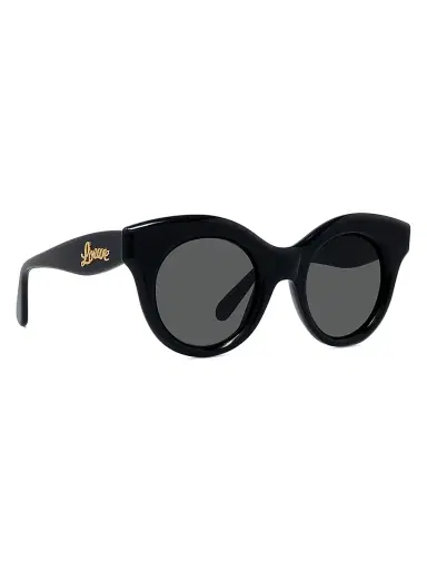 Loewe Women's Curvy 49MM Round Sunglasses | Thumbnail 8 Loewe Women's Curvy 49MM Round Sunglasses | Thumbnail 8