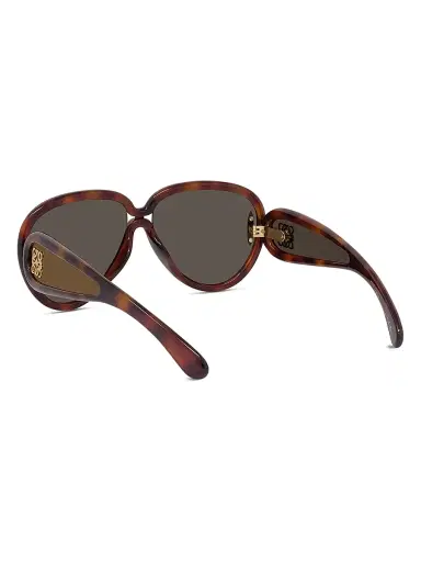 LOEWE Women's Paula's Ibiza 65MM Pilot Sunglasses - Dark Havana Brown Mirror | Thumbnail 4 LOEWE Women's Paula's Ibiza 65MM Pilot Sunglasses - Dark Havana Brown Mirror | Thumbnail 4