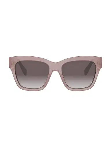 CELINE Women's Triomphe 55MM Geometric Sunglasses - Shiny Pink Gradient Roviex | Thumbnail 2 CELINE Women's Triomphe 55MM Geometric Sunglasses - Shiny Pink Gradient Roviex | Thumbnail 2