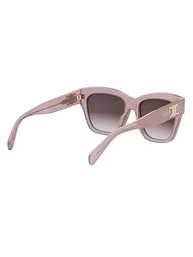 CELINE Women's Triomphe 55MM Geometric Sunglasses - Shiny Pink Gradient Roviex | Thumbnail 6 CELINE Women's Triomphe 55MM Geometric Sunglasses - Shiny Pink Gradient Roviex | Thumbnail 6