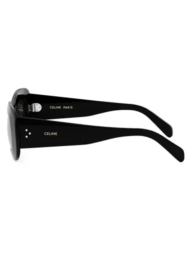 CELINE Women's Three Dots 53MM Rectangular Sunglasses - Dark Grey Black | Thumbnail 3 CELINE Women's Three Dots 53MM Rectangular Sunglasses - Dark Grey Black | Thumbnail 3
