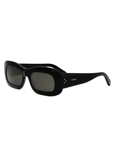 CELINE Women's Three Dots 53MM Rectangular Sunglasses - Dark Grey Black | Thumbnail 1 CELINE Women's Three Dots 53MM Rectangular Sunglasses - Dark Grey Black | Thumbnail 1