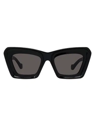 Loewe Women's Anagram 52MM Cat-Eye Sunglasses - Black | Thumbnail 2 Loewe Women's Anagram 52MM Cat-Eye Sunglasses - Black | Thumbnail 2