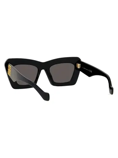 Loewe Women's Anagram 52MM Cat-Eye Sunglasses - Black | Thumbnail 4 Loewe Women's Anagram 52MM Cat-Eye Sunglasses - Black | Thumbnail 4