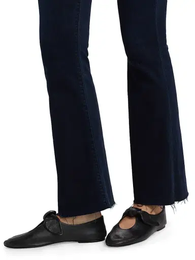 Mother Women's The Weekender Fray Slim Straight Jeans | Thumbnail 6