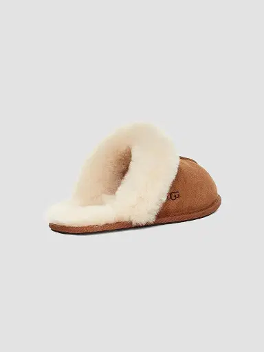 UGG Women's Scuffette II Suede Sheepskin Slippers | Thumbnail 3