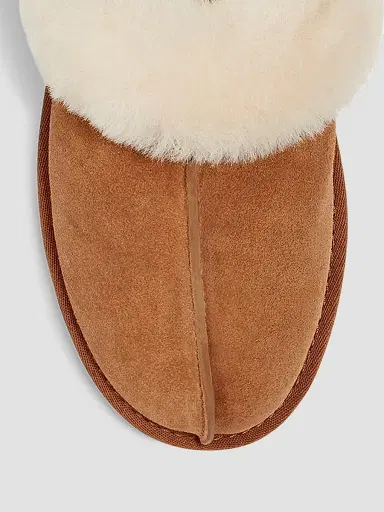 UGG Women's Scuffette II Suede Sheepskin Slippers | Thumbnail 4
