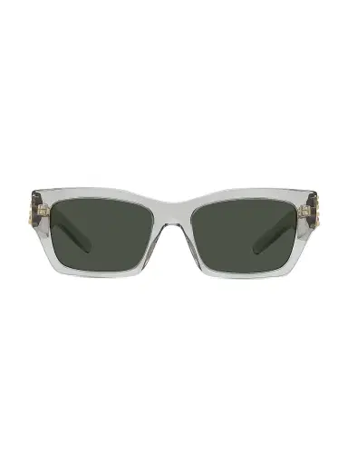 Givenchy Women's 4G Rectangular Sunglasses - Transparent Grey Green | Thumbnail 2