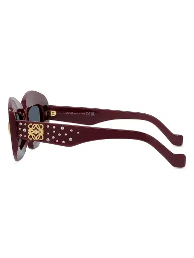 Loewe Women's Anagram 49MM Crystal Rectangular Sunglasses | Thumbnail 3 Loewe Women's Anagram 49MM Crystal Rectangular Sunglasses | Thumbnail 3
