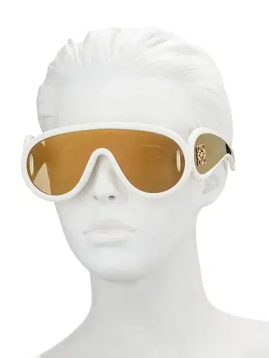 LOEWE Women's x Paula's Ibiza Mask Sunglasses - Brown Mirror | Thumbnail 4 LOEWE Women's x Paula's Ibiza Mask Sunglasses - Brown Mirror | Thumbnail 4