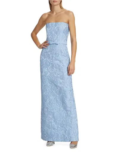 SACHIN & BABI Women's Sophia Strapless Gown - Ice Blue - Size 12 | Thumbnail 3 SACHIN & BABI Women's Sophia Strapless Gown - Ice Blue - Size 12 | Thumbnail 3