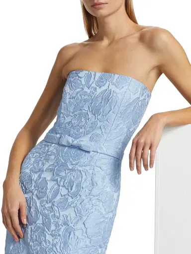 SACHIN & BABI Women's Sophia Strapless Gown - Ice Blue - Size 12 | Thumbnail 6 SACHIN & BABI Women's Sophia Strapless Gown - Ice Blue - Size 12 | Thumbnail 6