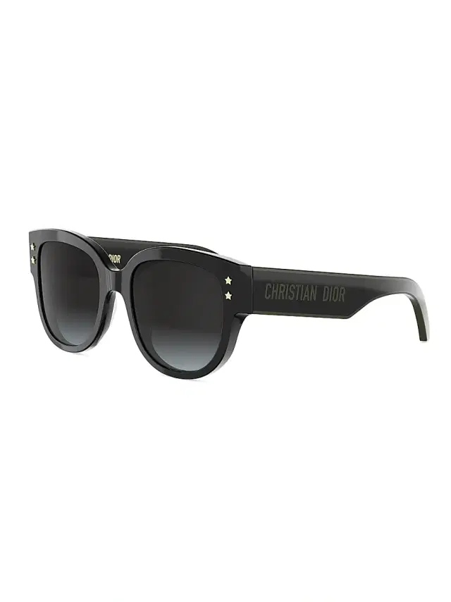 Dior Women's Pacific B2I 55MM Butterfly Sunglasses - Black And Gradient Smoke