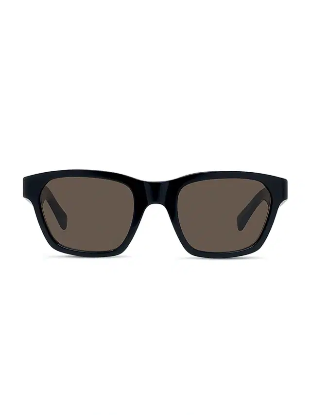 Women's 53MM Rectangular Sunglasses - Black