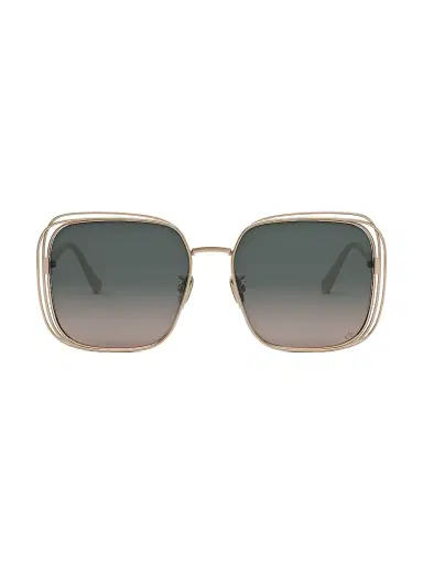 Dior Women's Fil S1U 58MM Square Sunglasses - Rose Gold Green Gradient | Thumbnail 2