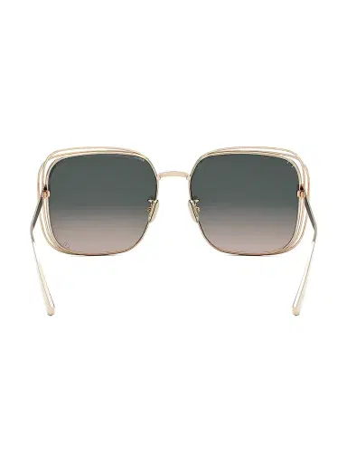 Dior Women's Fil S1U 58MM Square Sunglasses - Rose Gold Green Gradient | Thumbnail 5